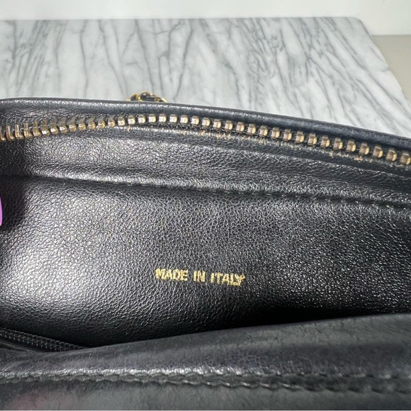 Chanel Black Lambskin Leather CC Quilted Camera Chain Crossbody Bag - Picture 13 of 17